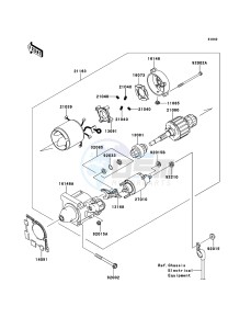 MULE_600 KAF400BBF EU drawing Starter Motor