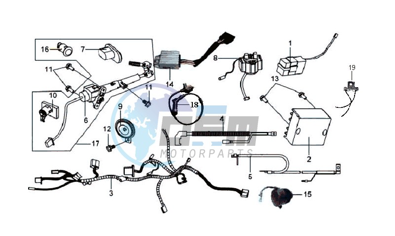 WIRING HARNASS - ELECTRONIC PARTS