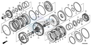 TRX500FA5F TRX500FA Europe Direct - (ED) drawing CLUTCH (DCT)