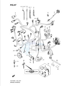 VLR1800 drawing WIRING HARNESS (VLR1800TL1 E19)