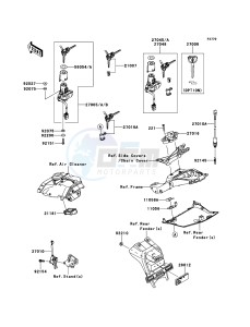 NINJA_ZX-10R_ABS ZX1000KEF FR XX (EU ME A(FRICA) drawing Ignition Switch