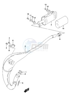 RM85L drawing MUFFLER