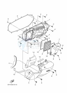 GPD125-A NMAX 125 (BAL3) drawing FUEL TANK