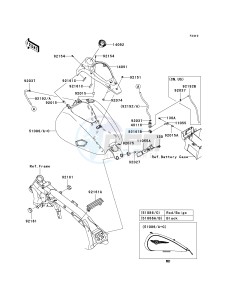 VN 1700 C [VULVAN 1700 NOMAD] (9FA) C9F drawing FUEL TANK