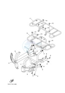 YFM300 RAPTOR 300 (1SC5) drawing GUARD