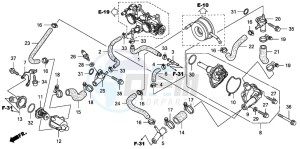 FJS600A 400 SILVER WING drawing WATER PUMP