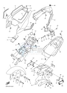 FZ8-N FZ8 (NAKED) 800 (2SH5) drawing FENDER