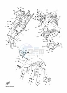 MT-03 MTN320-A (BEV8) drawing FENDER