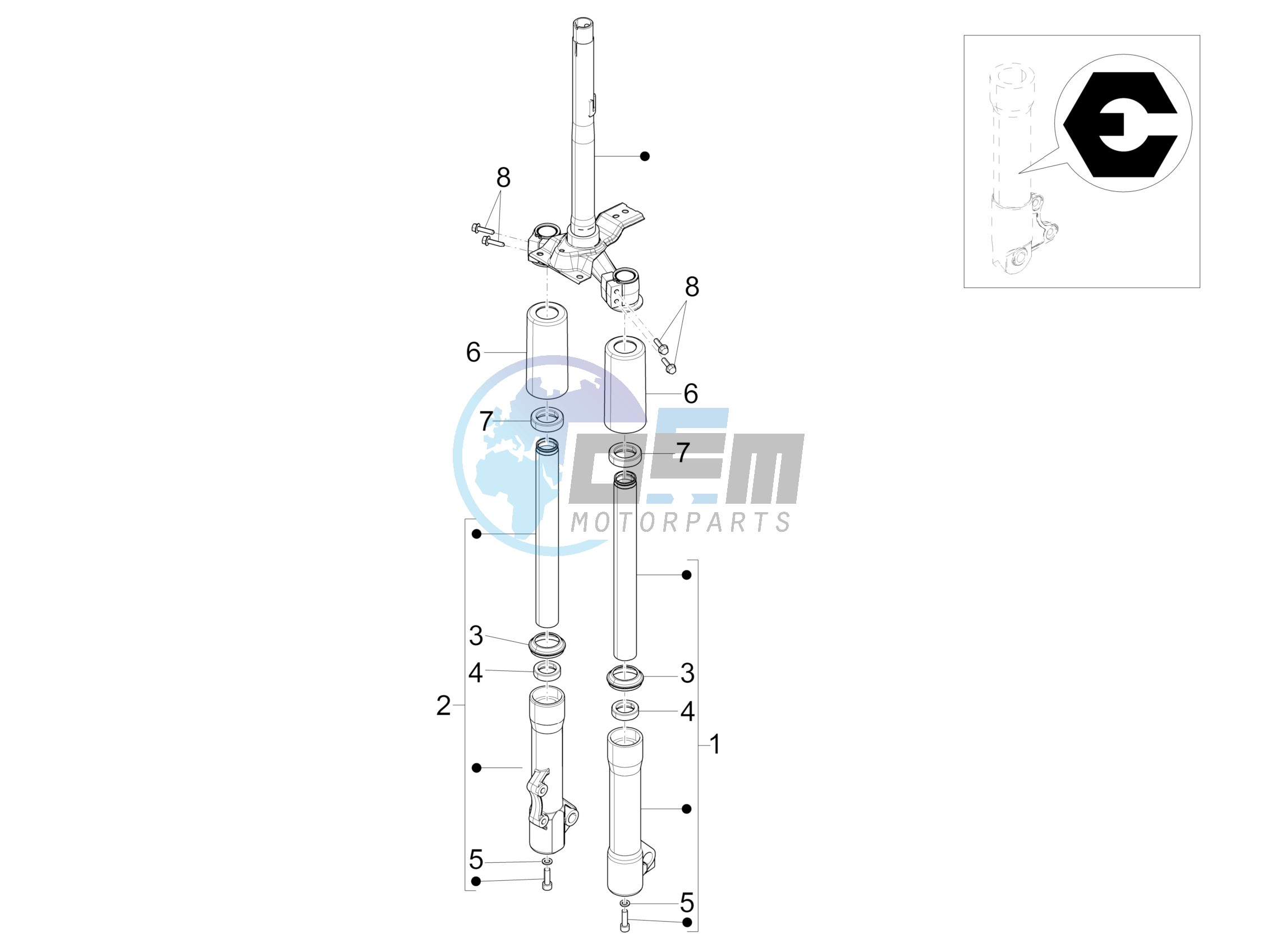 Fork components (Escorts)