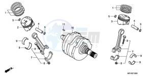 NSA700A9 E / MKH MME drawing CRANKSHAFT/PISTON