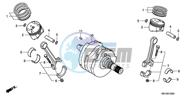 CRANKSHAFT/PISTON