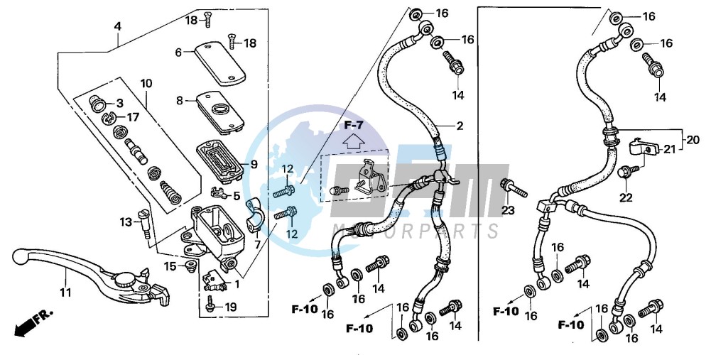 FR. BRAKE MASTER CYLINDER (CB1300/F/F1/S)