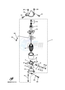 150A drawing STARTER-MOTOR