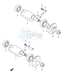 DR800S (E4) drawing CRANK BALANCER