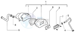 Stalker 50 drawing Secondary air box (Euro 2)