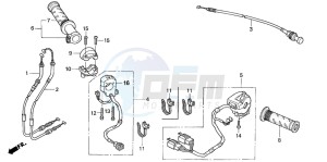 VTR1000SP VTR1000SP-2 drawing SWITCH/CABLE