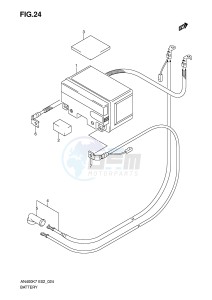 AN400 (E2) Burgman drawing BATTERY