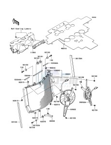 ZZR1400_ABS ZX1400FDF FR GB XX (EU ME A(FRICA) drawing Radiator