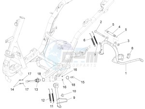 Fly 125 4T/3V ie E3 DT drawing Stands