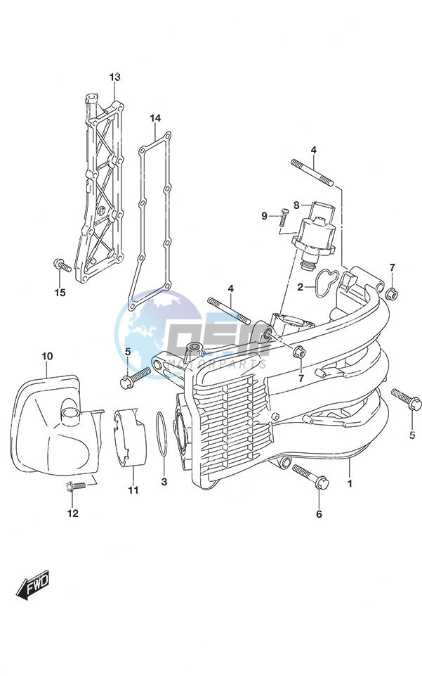 Intake Manifold/ Silencer/Exhaust Cover