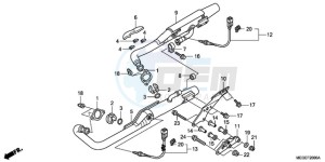 VT750C9 Korea - (KO) drawing EXHAUST MUFFLER