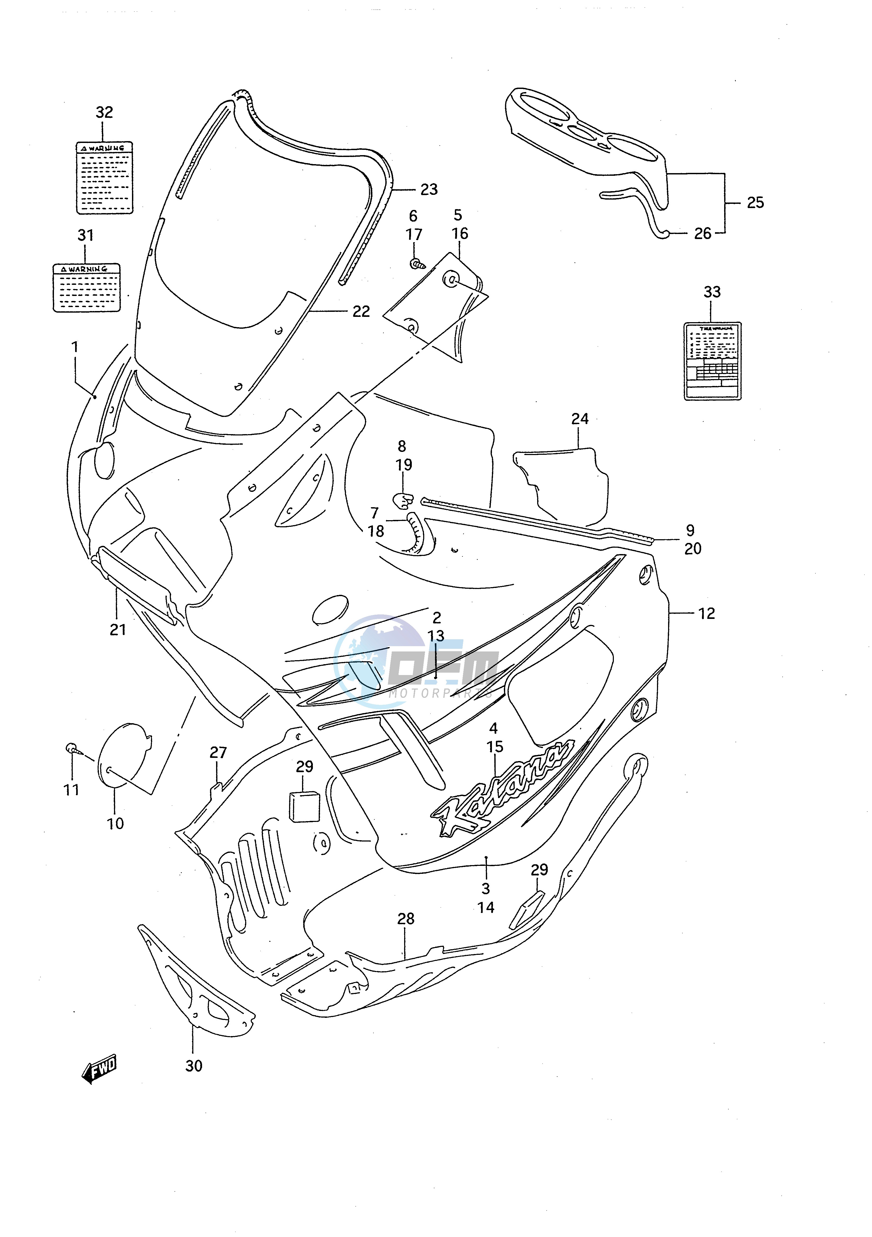 COWLING BODY (MODEL T)