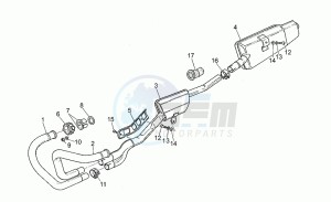 NTX 350 drawing Exhaust unit