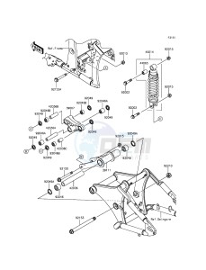 VULCAN 900 CUSTOM VN900CFFA GB XX (EU ME A(FRICA) drawing Suspension/Shock Absorber