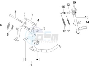 X Evo 125 Euro 3 drawing Stand/s