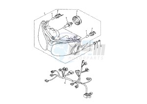 FJR 1300 drawing HEADLIGHT