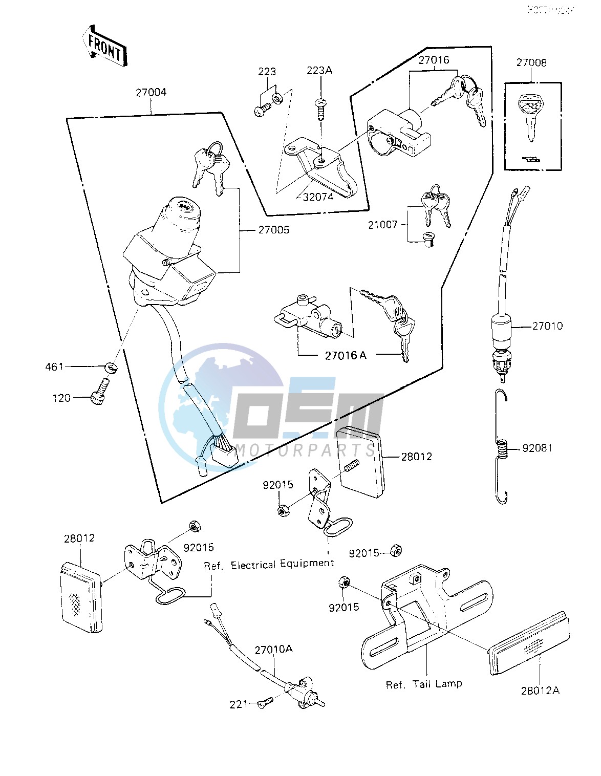 IGNITION SWITCH_LOCKS_REFLECTORS