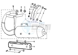 SPEEDAKE - 50 cc drawing EXHAUST