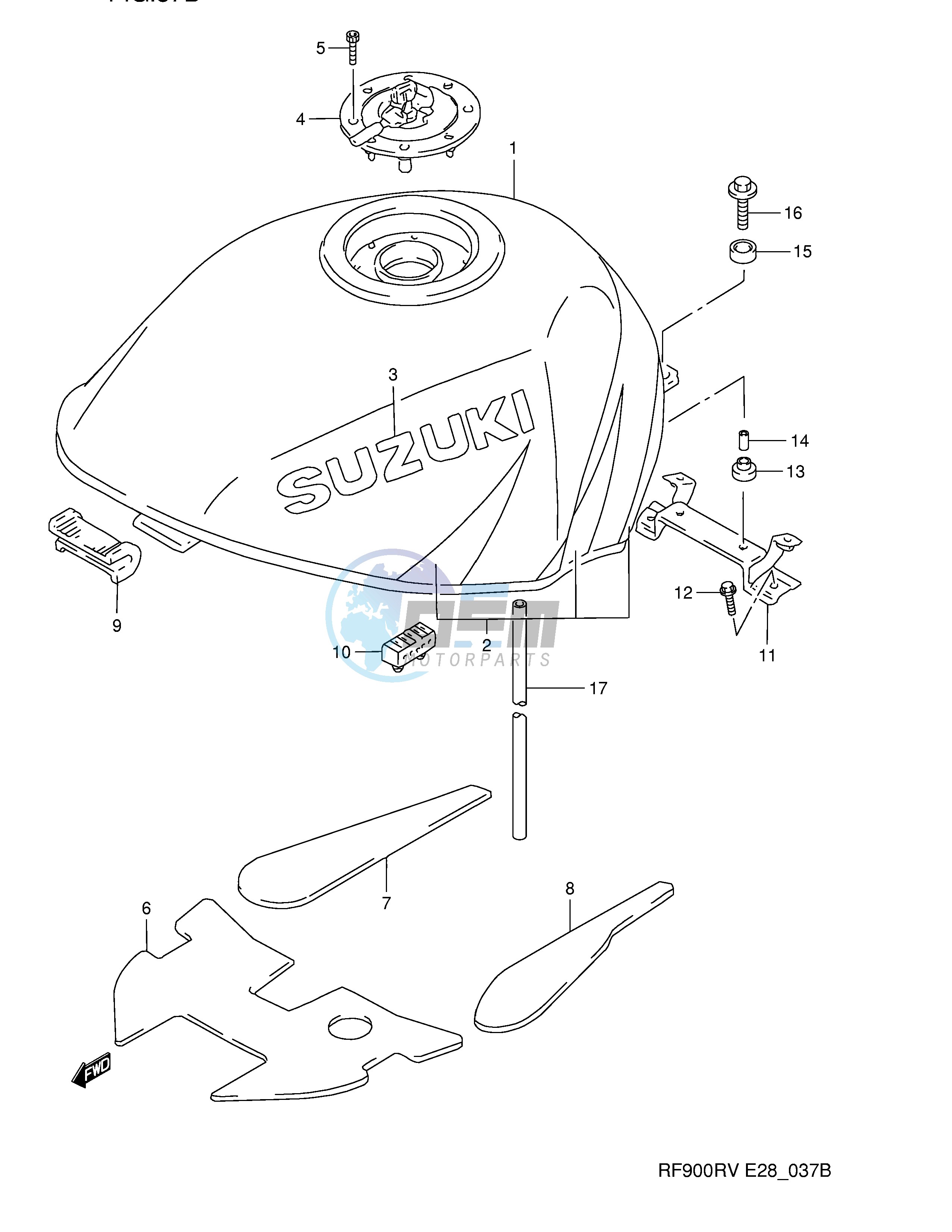 FUEL TANK (MODEL V)