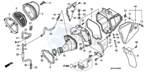 CRF450X9 U drawing AIR CLEANER