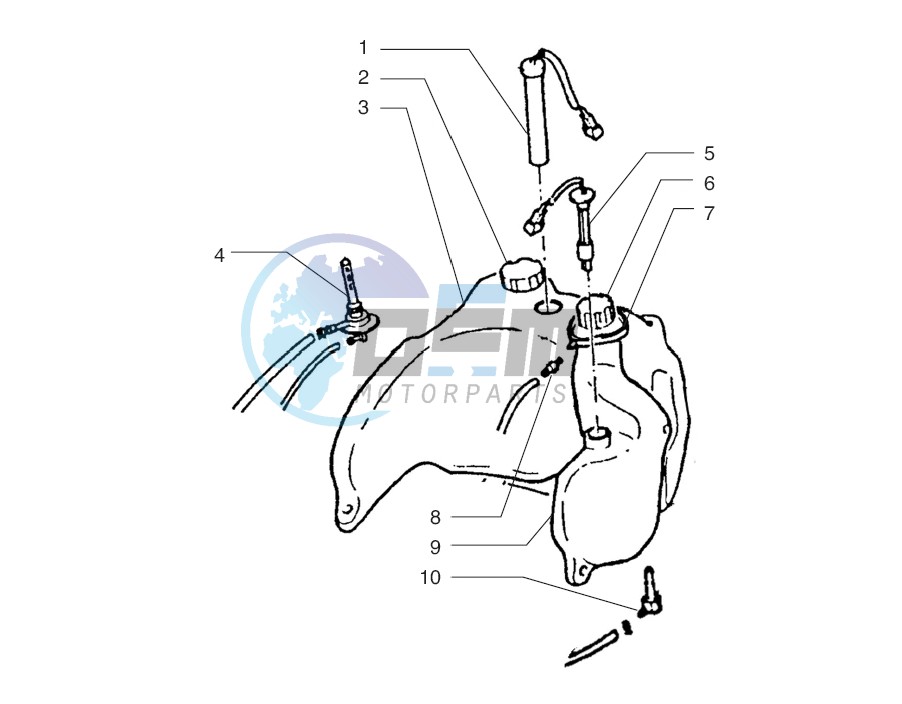 Fuel tank-Oil tank