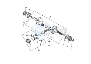 YQ AEROX R 50 drawing CRANKSHAFT PISTON