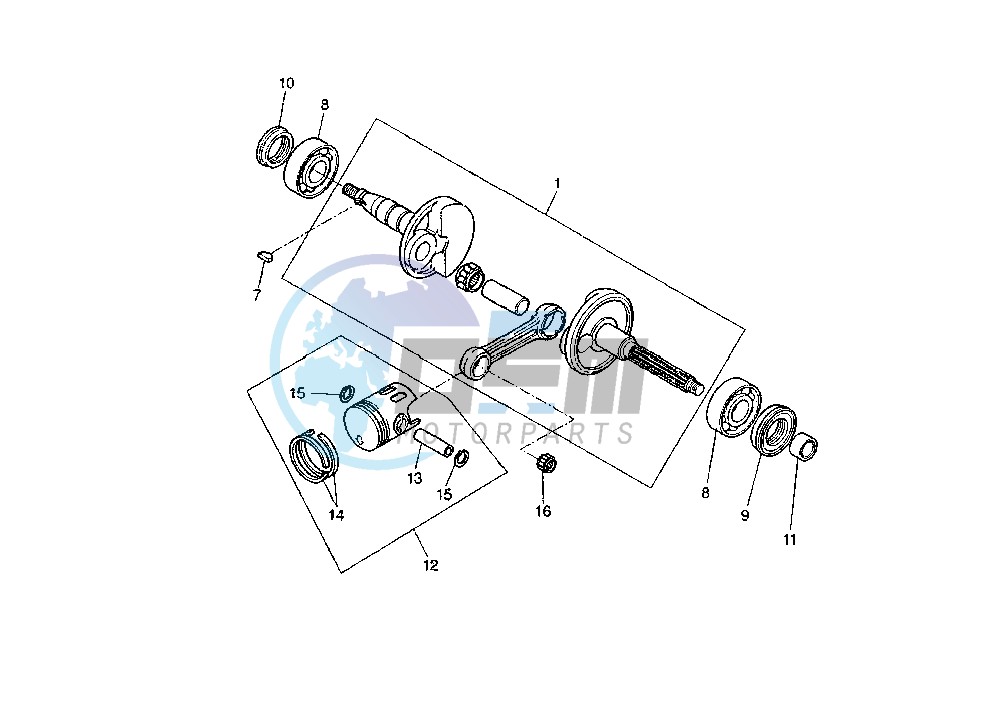 CRANKSHAFT PISTON