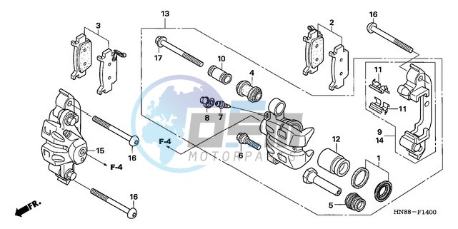 FRONT BRAKE CALIPER