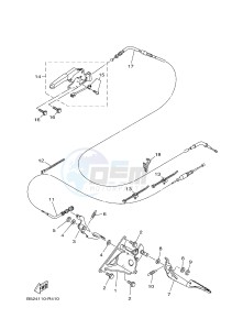 YXE700E YXE70WPAH WOLVERINE R-SPEC EPS (BW12) drawing PEDAL WIRE