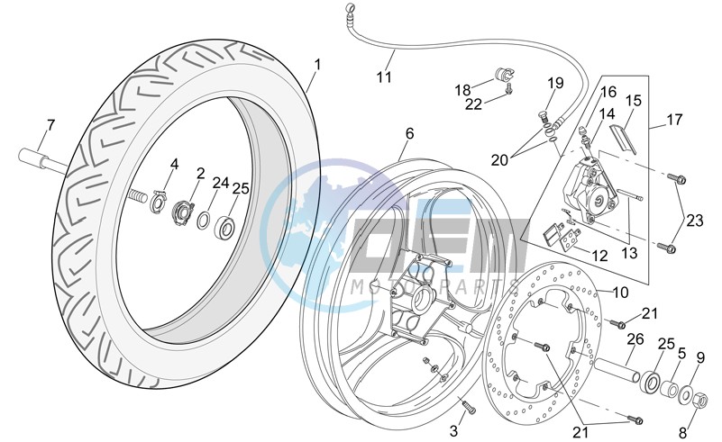 Front wheel