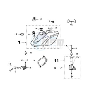 LUDIX 12 RSP2 drawing TANK AND FUEL PUMP