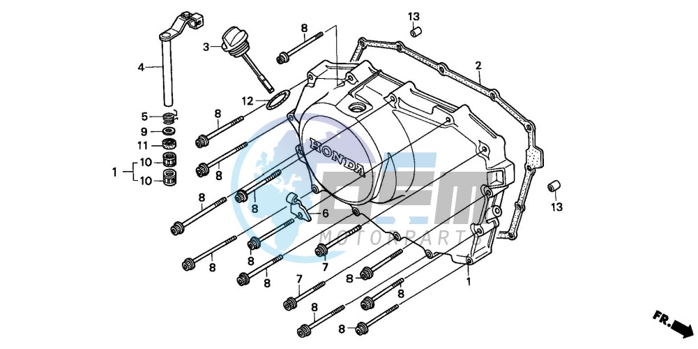 RIGHT CRANKCASE COVER