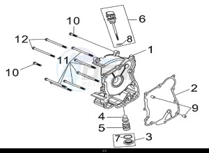 MIO 115 (FS11W1-EU) (L7-M0) drawing R CRANK CASE COVER