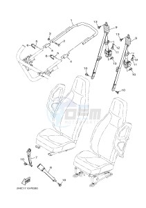 YXZ1000 YXZ10YMXJ (2HCR) drawing SEAT 2