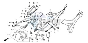 TRX420FM FOURTRAX drawing BODY COVER