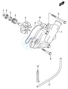 DL1000A drawing WATER PUMP