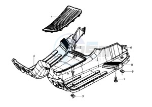 LX 125 drawing Footrest