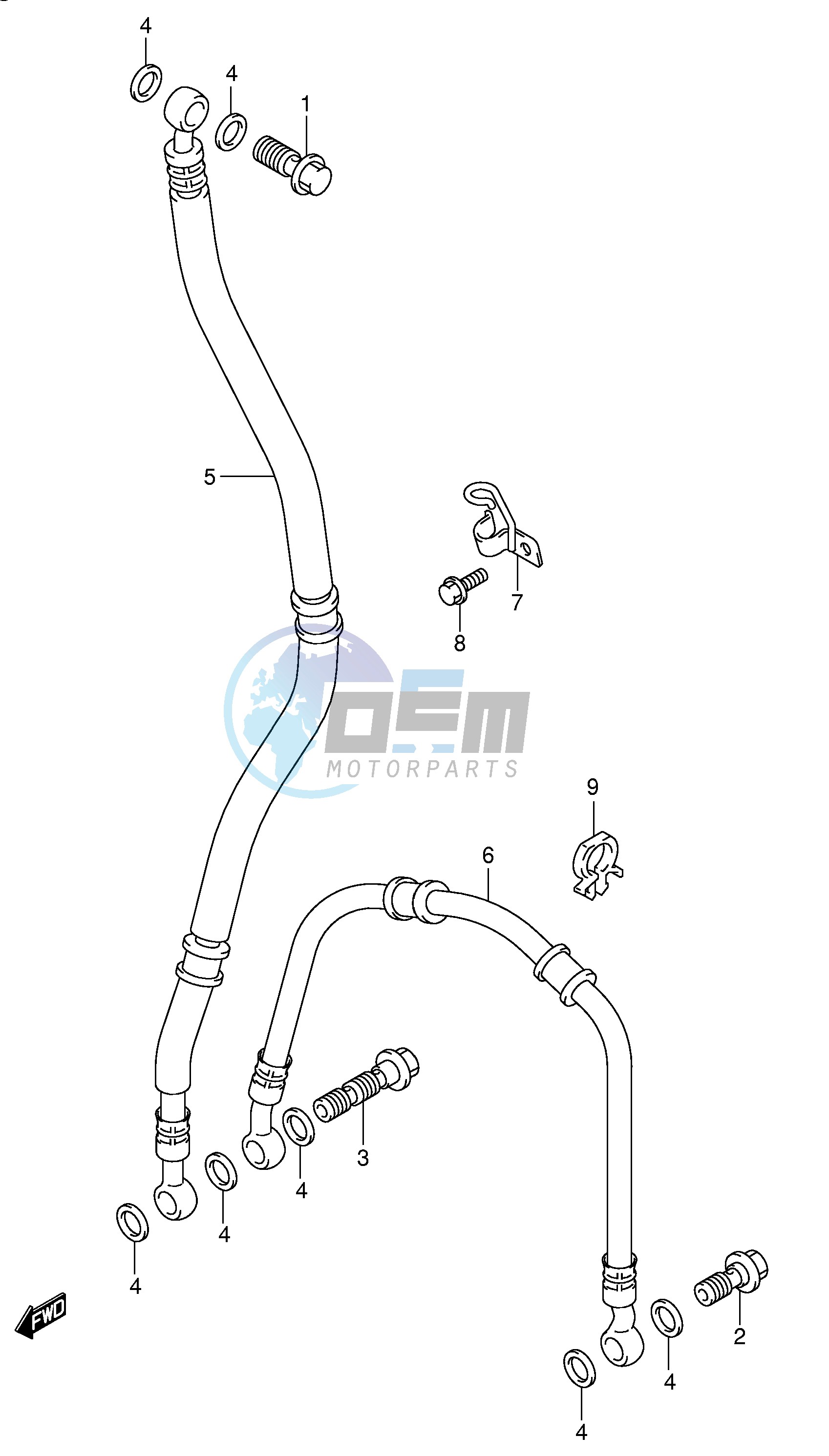 FRONT BRAKE HOSE