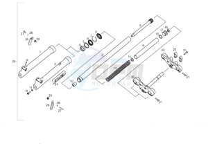 Off Road SX_50_Limited Edition (CH, EU) drawing Front fork