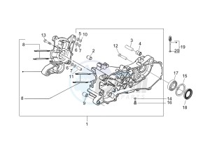 Typhoon 50 2t e2 drawing Crankcase